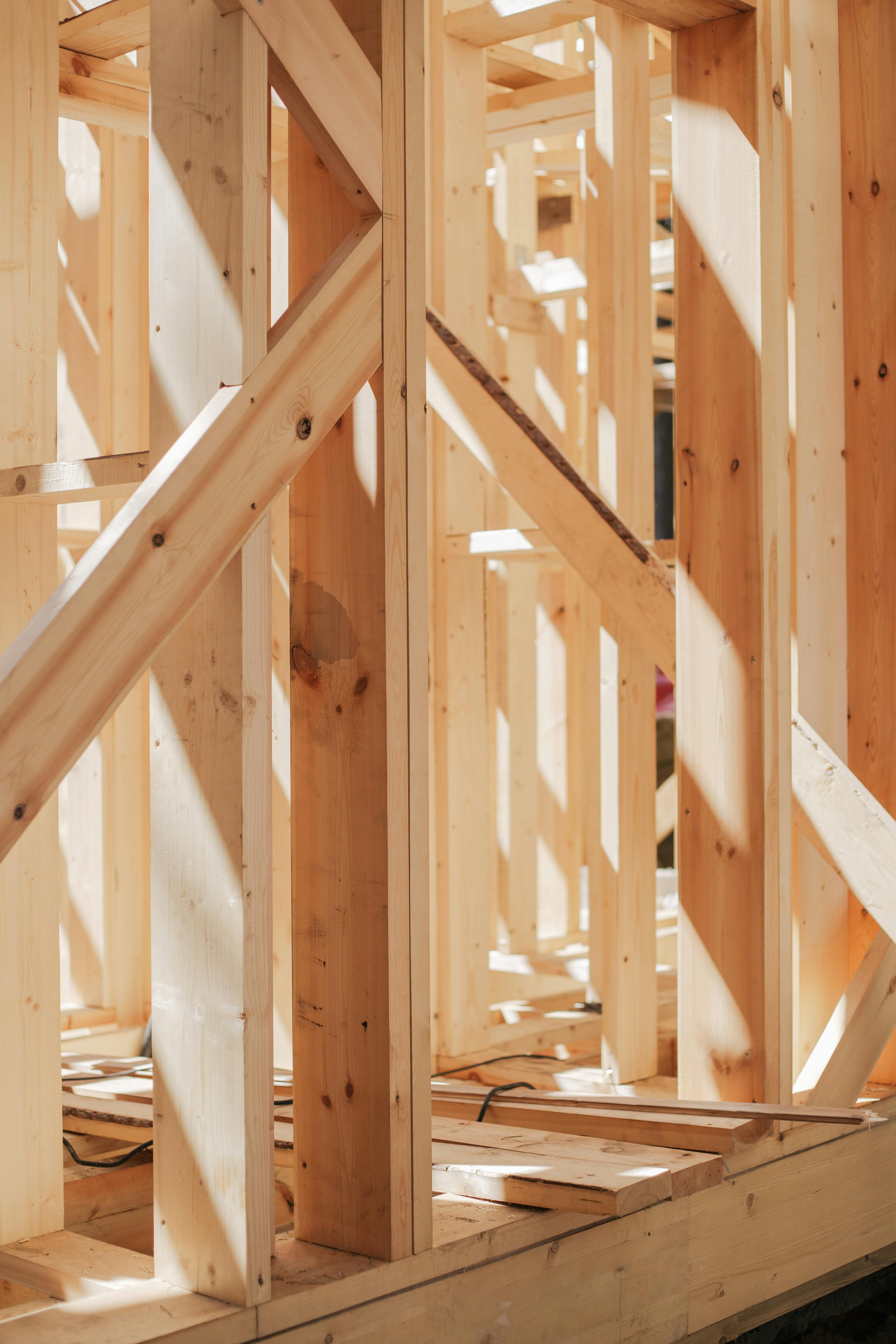 Home addition framing — AMS Construction project