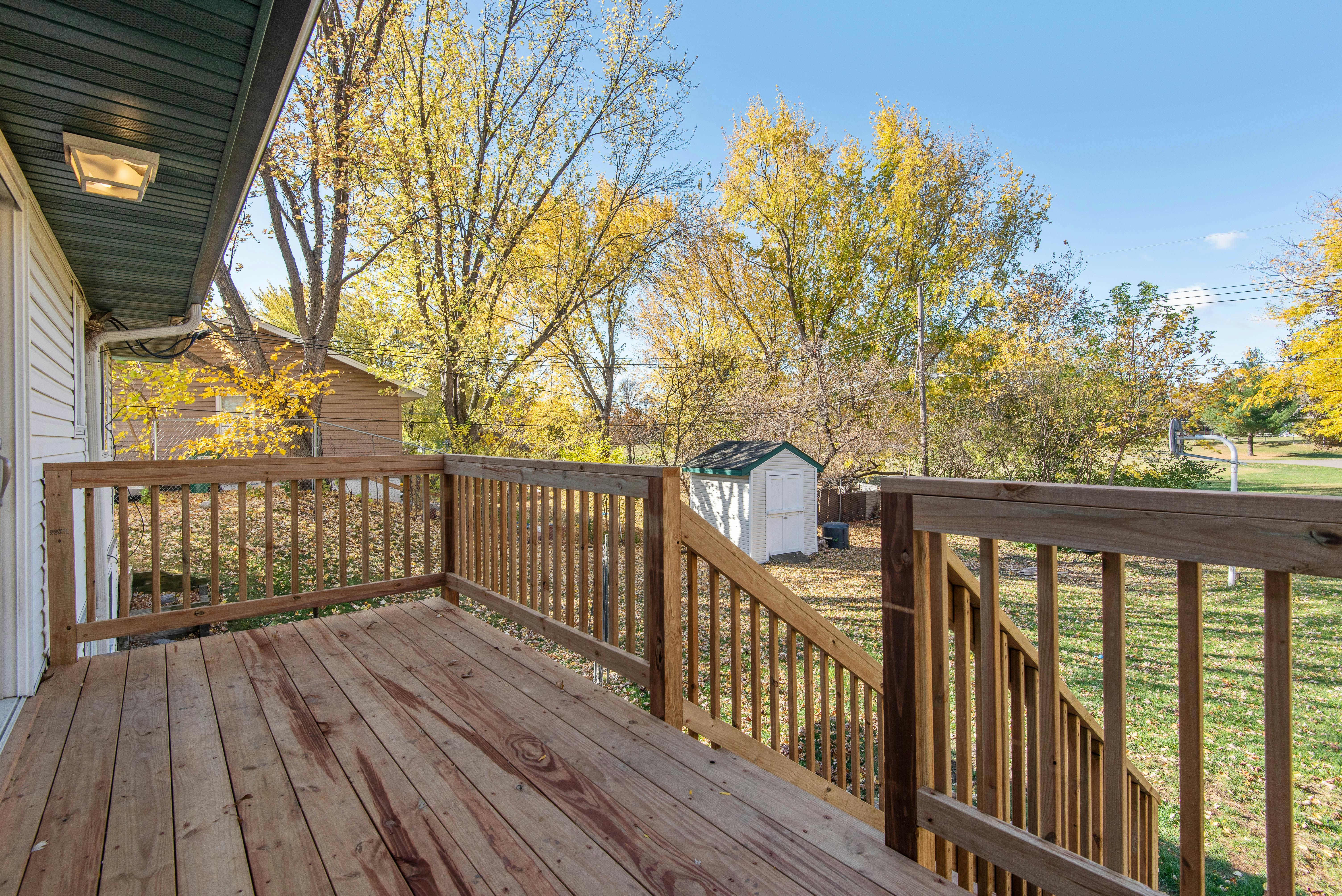 Custom wood deck — AMS Construction